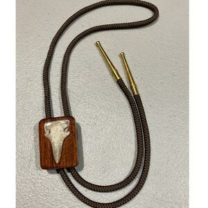 Vintage Arrowhead Corded Bolo Tie
